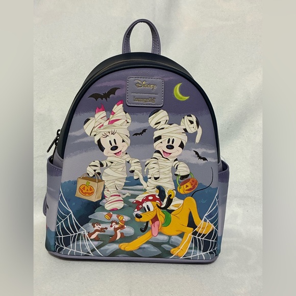 Loungefly Handbags - NWT Disney Minnie & Mickey Loungefly Halloween Mini Backpack